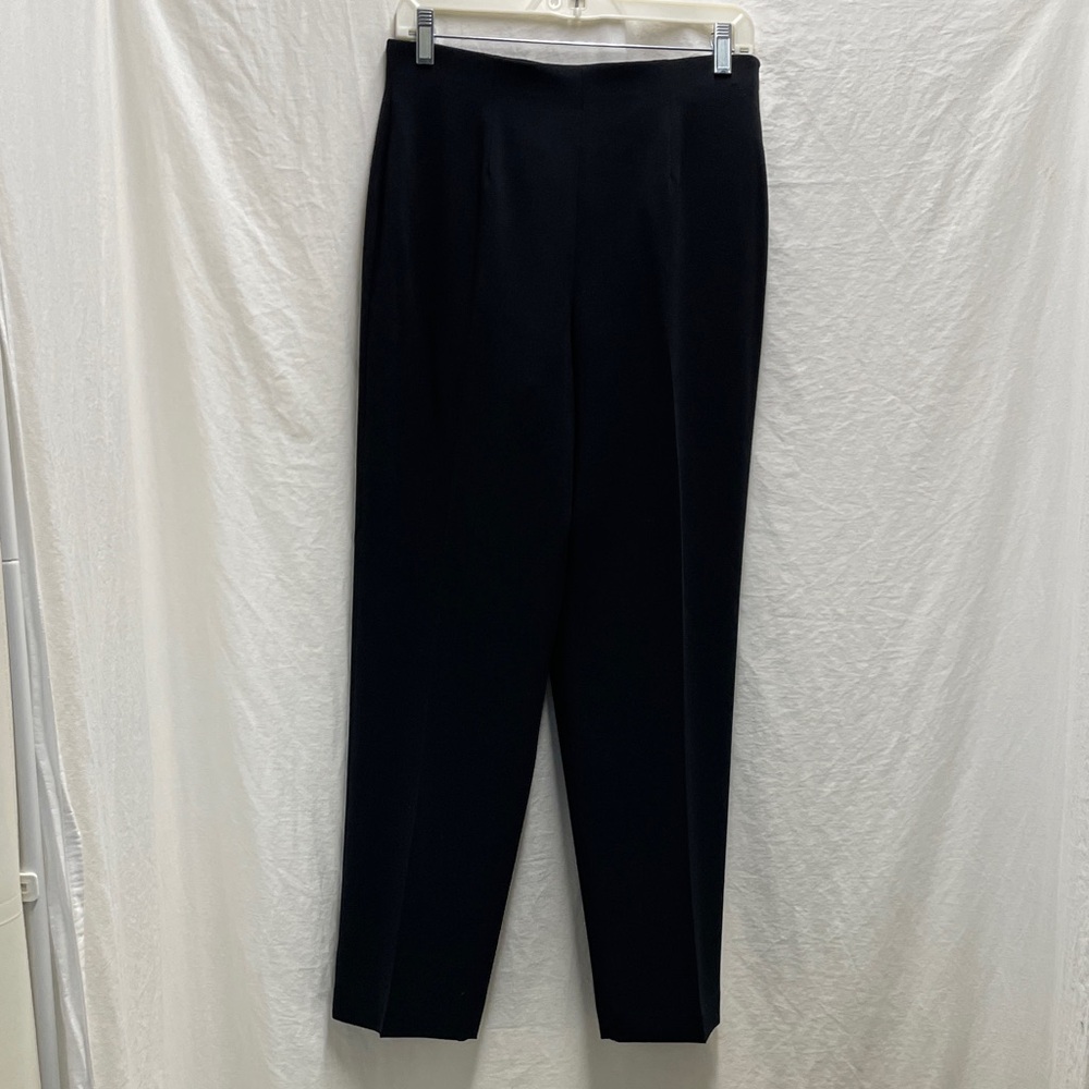 Josephine Chaus Black Straight-Leg Trousers